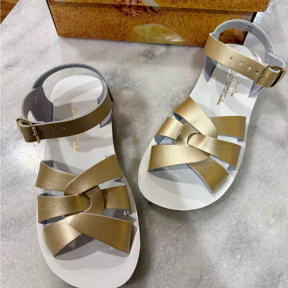 Gold Sun-San Sandals